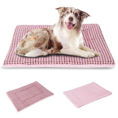 Cama para jaula BVAGSS reversible con felpa suave para perros pequeños.