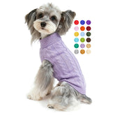 Bwealthest suéter para perro con collar alto, ideal para climas fríos y paseos.