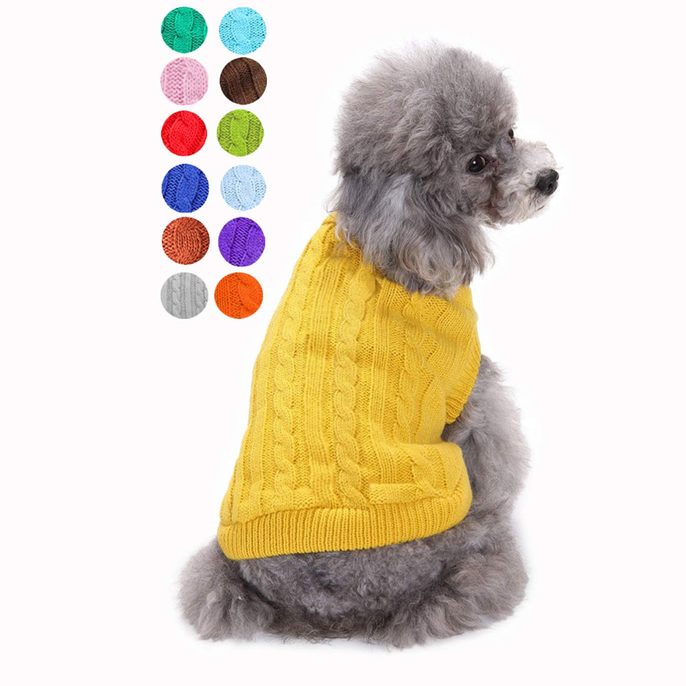 Bwealthest suéter para perro con cuello alto, ideal para paseos invernales