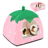 BWOGUE casa cueva para conejillo de indias exterior; refugio cómodo para dormir