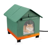 BWOGUE casa-gato-caliente-exterior: refugio cálido para gatos al aire libre.