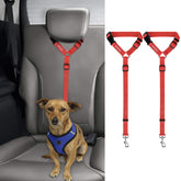 BWOGUE cinturon seguridad asiento coche para perro: mantiene a tu mascota segura durante el viaje.