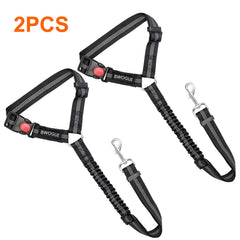 BWOGUE correa de nylon ajustable para mascotas, comodidad y seguridad en coche.