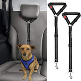 BWOGUE cinturón de seguridad para perros sobre reposacabezas, viaje más seguro.