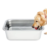 Bwogue tazón agua para perros grandes con capacidad de 2 galones para hidratación prolongada.