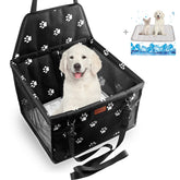 BYGD cesta para perros, vista frontal del asiento, diseño transpirable para viajes