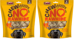 Cadet Chewalicious trenza para perro: masticable y sabrosa, ideal para ayudar al cuidado dental.