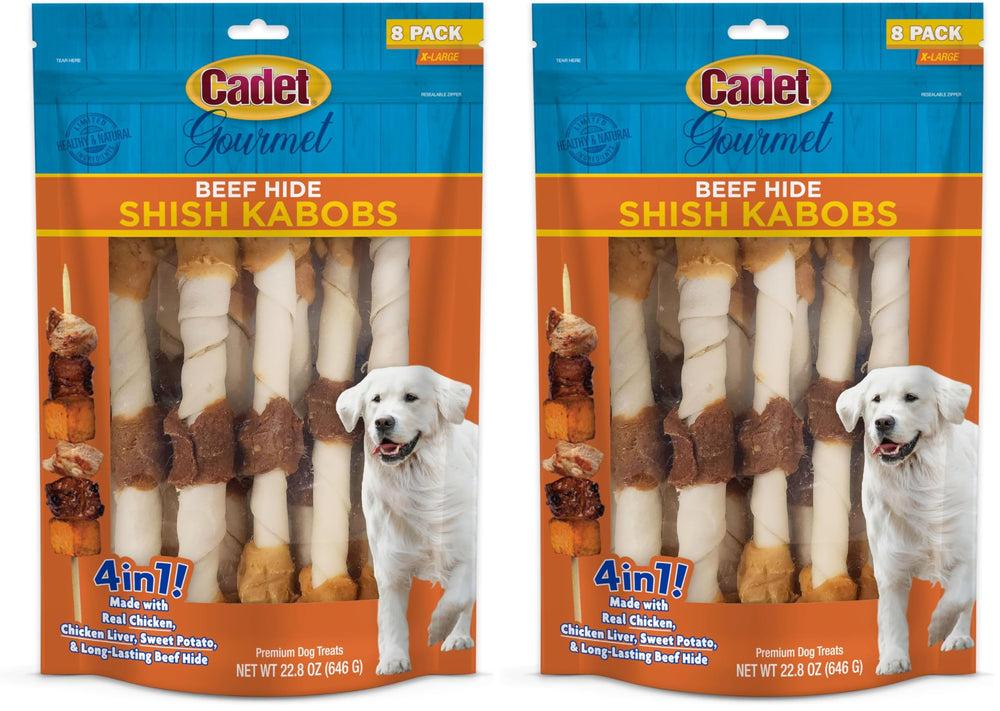 Cadet Kebab Gourmet para perros grandes: masticación deliciosa para entretener y recompensar.