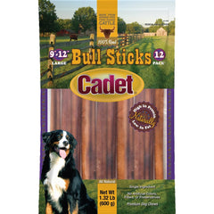 Cadet Palitos de Toro, empaque visible, snack natural para perros