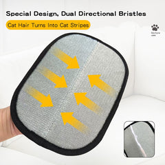 Guantes CAIBAO anti estática para pelo de mascotas, limpieza rápida y sin desorden.