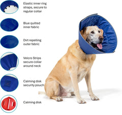 Calm Paws collar-seguridad-correas-elasticas se adapta firmemente.
