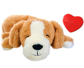 Calmeroos peluche latido de corazón, vista frontal, para calmar al perro.