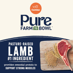 Canidae Pure ingredientes densos y nutritivos para una dieta equilibrada.