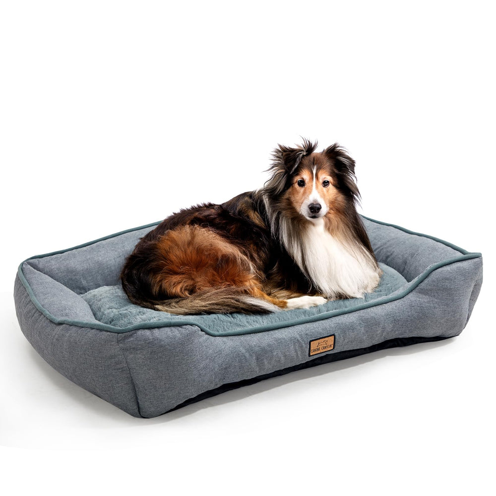 CANINE CANYON cama para perros grandes, descanso cómodo y estable.
