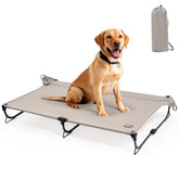 CANINE CANYON Daisy Cot - uso exterior elevado para perros relajados al aire libre.