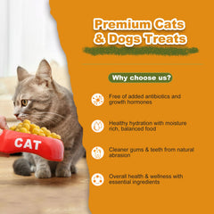 Capuca yema de codorniz seca para gato: snack natural para mimos diarios.