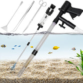 Carefree Fish kit limpiagrava acuario para sifón eficiente y limpieza suave del sustrato.