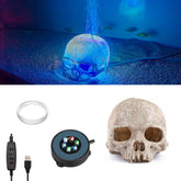 Luz LED USB de Carefree Fish ilumina el acuario con colores automáticos.