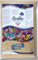 CaribSea Arag-Alive Special Grade Reef Sand, bolsa de 20 libras, favorece filtración biológica.