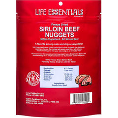 LIFE ESSENTIALS: trozos crujientes de carne res liofilizada, ideal para premiar.