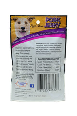 Carolina Prime Blue Ridge Naturals tiras jerky cerdo, ideal para entrenamiento.