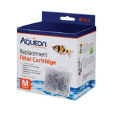 Aqueon cartucho filtracion mediano para acuario, mejora claridad del agua.