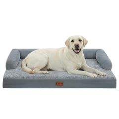 Casa Paw cama ortopédica XL con espuma en panal para alivio de presión.