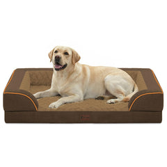 Casa Paw cama ortopédica para perros grandes ofrece apoyo estable.