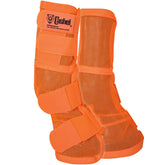 Cashel Crusader bota de pierna naranja con ajuste seguro para caballos