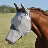 Cashel Crusader máscara antimosquitos para caballo con nariz larga y orejas.