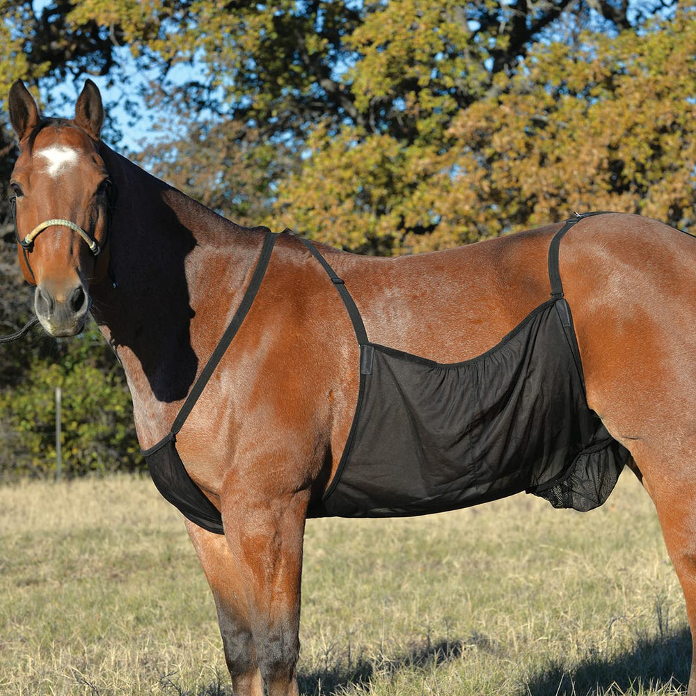 Cashel protector-vientre-frontal ofrece protección en el pecho y costados para el caballo.