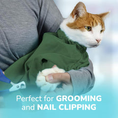 Cat-in-the-bag Cozy Comfort Carrier, disponible en siete colores vibrantes, incluido verde