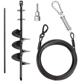 CatAve cable de sujeción para perros de 30 ft, ideal para exteriores sin enredos