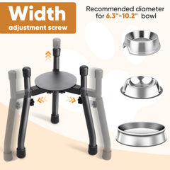 CatAve estructura estable con tubos de hierro para perros grandes.