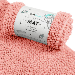 CatGuru alfombrilla para arena de gato XXL coral protege el suelo.