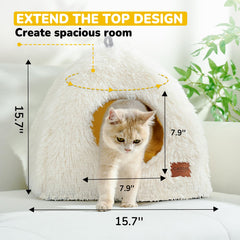 CATISM cama-gato-medidas-40cm: tamaño ideal para mascotas pequeñas.