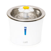 Catit Fuente Flor en acero inoxidable para agua más higiénica y fresca
