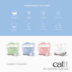 Catit PIXI corriente con boquilla para gatos exigentes