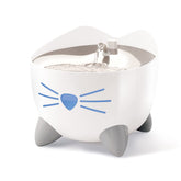 Catit PIXI vista frontal de la fuente, diseñada para hidratar mejor al felino.