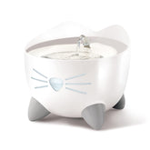 Catit PIXI con superficie de acero inoxidable, bebida cómoda para bigotes.