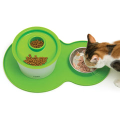 Catit estera con bucle para colgar verde, secado práctico.