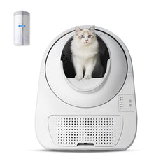 CATLINK caja de arena autolimpiante en uso, facilita la limpieza diaria