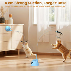 Catpick joy succión de 8 cm y base pesada mantienen el juguete estable