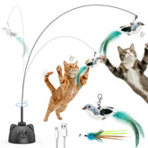 CATPICK pájaro volador: entretenimiento dinámico para gatos de interior