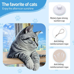 Cats Window Perch: capacidad de carga de 20 kg para un uso seguro.
