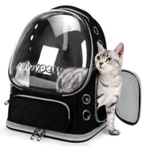 Mochila para gato Cawypety con ventana ventilada y amplio espacio para viajar