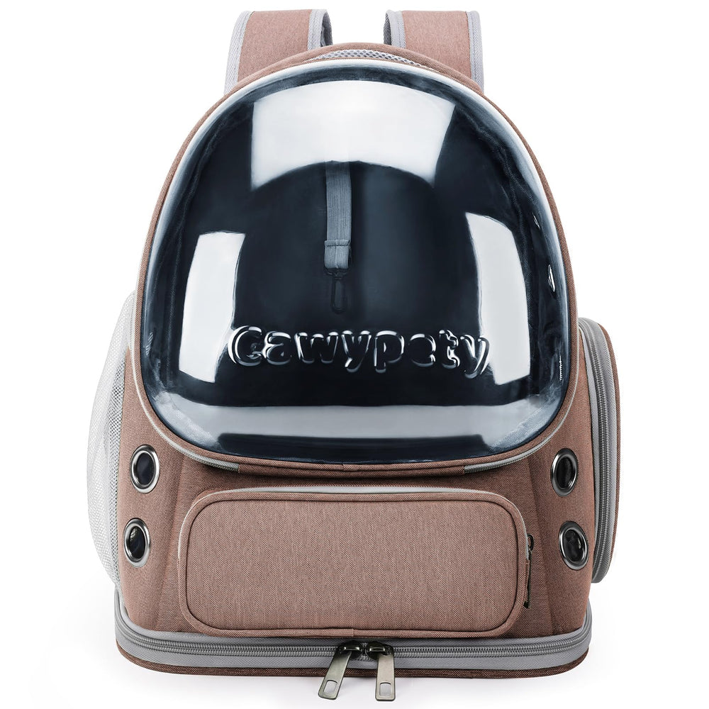 Mochila Cawypety con burbuja frontal para viajar con tu gato.