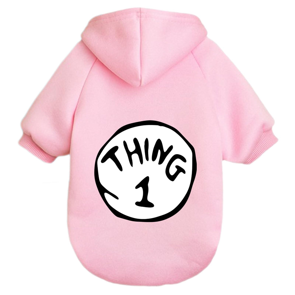 Cayxatiu sudadera para perros con capucha, frontal; diseño llamativo para paseos diarios.