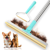 CCOPET rastrillo pelo mascota mango largo ajustable para limpieza sin agacharse.