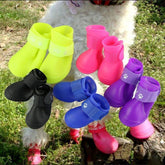 Cdycam botas lluvia para perro con cierre de velcro, anti deslizantes para paseos seguros.